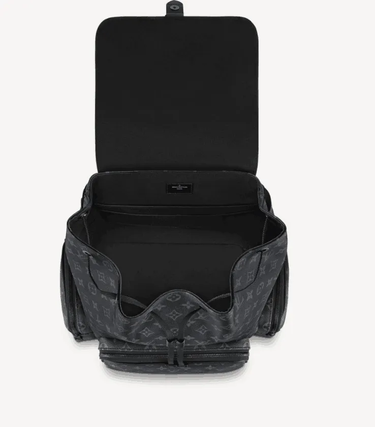 ◆大容量◆ LOUIS VUITTON バックパック バッグ トリオ 黒